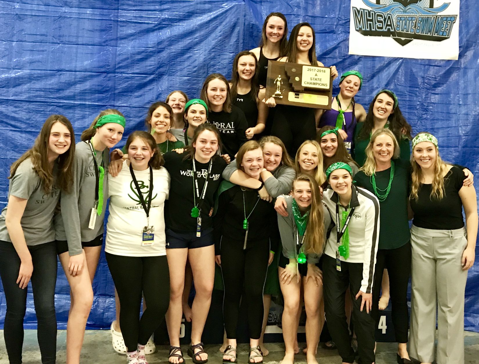 Class A Girls Swimming - Billings Central Rams